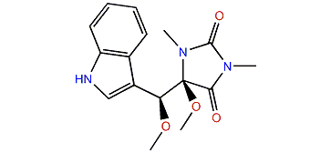 (8R,1'R)-Oxoaplysinopsin E